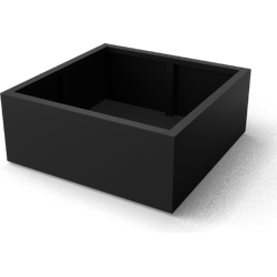 Artus rechthoekige Aluminium plantenbakken Lengte: 1200 Breedte: 1200 Hoogte: 800
