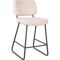 LABEL51 Barkruk Noah - Naturel - Boucle - Zithoogte 65