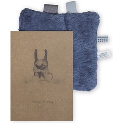 Snoozebaby Snoozebaby Giftset Knuffeldoekje & Geboortekaartje - Blue Nights