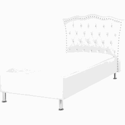 METZ - Kinderbed - Wit - 90 x 200 cm - Polyester