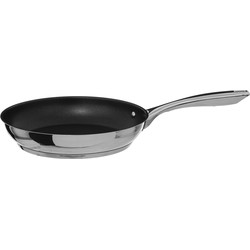 Koekenpan - Alle kookplaten geschikt - zilver/zwart - dia 26 cm - Koekenpannen