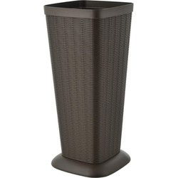 Stefanplast Parapluhouder - bruin - kunststof - 25x57 cm - Paraplubak - Paraplubakken