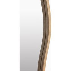 Housecraft Living Zem Spiegel/ Wandspiegel Organisch Bamboehout 150x40 cm
