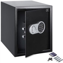 Kluis met elektronisch slot incl. licht deurdikte 4mm zwart