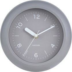 Karlsson - Wandklok Slope - Warmgrijs- Ø20cm