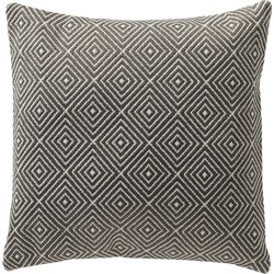 Dutch Decor VERANO - Outdoor Kussenhoes 45x45 cm - waterafstotend en uv-bestendig - Charcoal Gray - antraciet - Dutch Decor