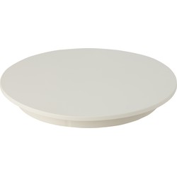 J-line - Draaischijf Rond 100kg Plastiek Wit Large - 60x60x7.5cm