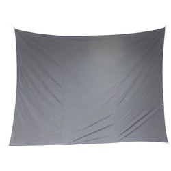 Premium kwaliteit schaduwdoek/zonnescherm Shae rechthoekig grijs 3 x 4 meter - Schaduwdoeken