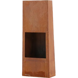 Lennart metalen vuurkorf roestbruin - 50 x 120 cm