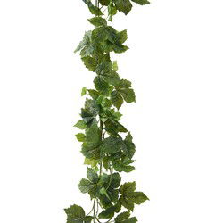 Everlands Planten slinger - wijnstok - kunstplant - groen - 175 cm - Kunstplanten