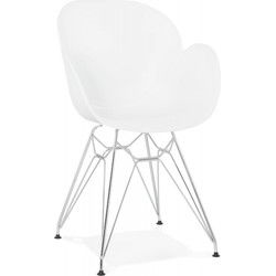 UNAMI moderne stoel 575x59x85 cm Wit