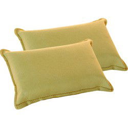 Zeem spons - 2x - 13 x 9 x 4 cm - schoonmaakspons - zeemspons - Huishoud/schoonmaak - Sponzen