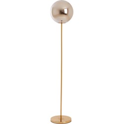 Light & Living - vloerlamp - Medina - goud - glas - kleurglas-lamp - E27 - 1882665