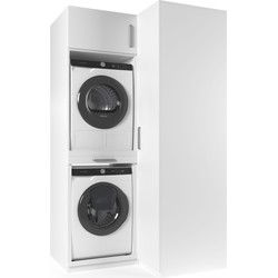 Wasophoogte Wasmachine Kast Madrid – Pure Wit