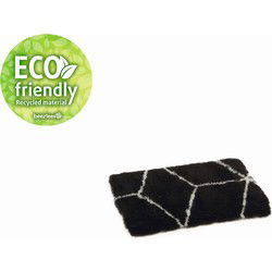 Hondenmat poly 49x36x3cm zwrt grs