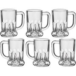 Alessandro Shotglaasjes Montpellier - 6x stuks - met oor - 40 ml - Shotglazen