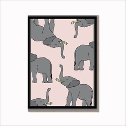 Dierenposter Olifant - A4