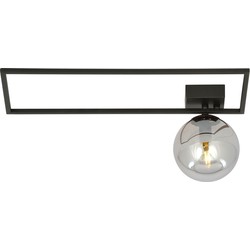 Minimalistische plafondlamp Sorrentino Zwart