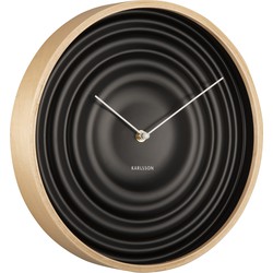 Karlsson - Wandklok Scandi Ribble - Matt black- Ø31cm