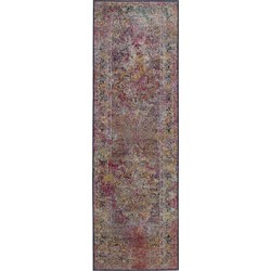 Safavieh Boho Indoor Woven Area Rug, Crystal Collection, CRS508, in Navy & Light Blue, 66 X 213 cm