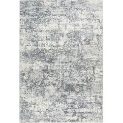 Paris Fashion - Designer Vloerkleed - Laagpolig, Luxe 3D Effect, Velours, Polyester - Zilver- 120x170 CM