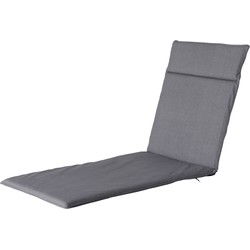 Madison - Ligbedkussen Oxford grey - Ca. 190x60 cm