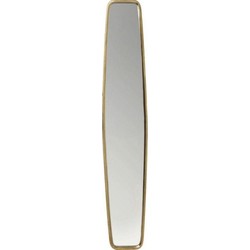 Kare Spiegel Clip Brass 177x32cm