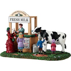 Fresh Milk Stall 12x19x13 cm Kersthuisje