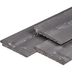 Zweeds rabat Excellent Noord-Europees vuren grijs gespoten 1,4/2,8x19,5x300 cm Tuindeco