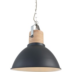 Stoere hanglamp Mexlite Emile Hout