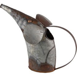 Clayre & Eef Decoratie Gieter Muis Grijs Metaal Muis