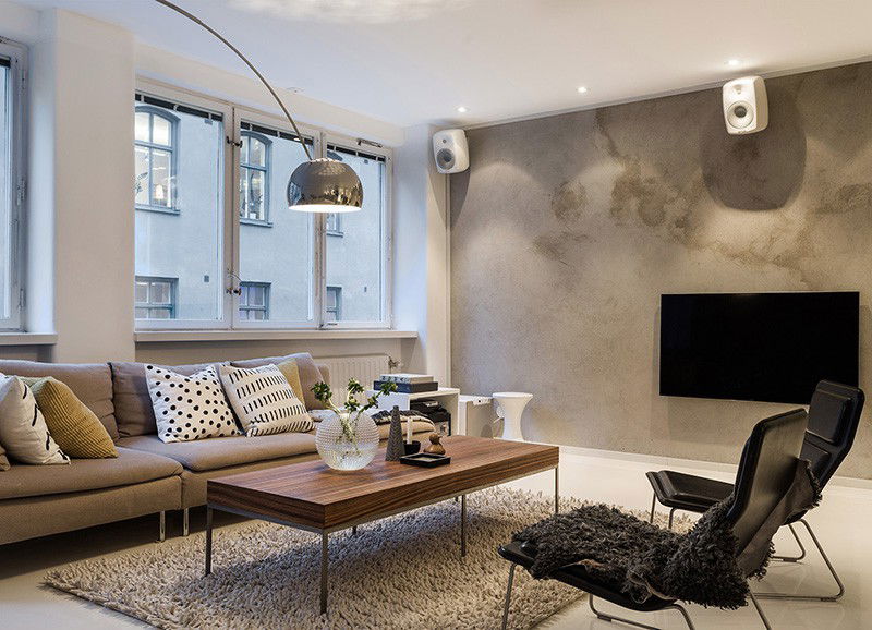 Binnenkijken in een urban chique stadsappartement in Stockholm