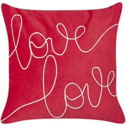 SIDERASIS - Sierkussen - Rood - 45 x 45 cm - Fluweel