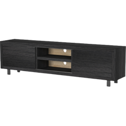 Tv meubel fort | black | eikenhout | 270 x 40 x 56 (h) cm