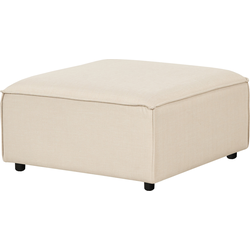 Beliani ARDAL - Ottomaan-Beige-Polyester