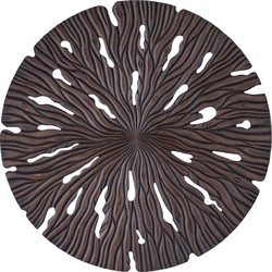 PTMD Wandpaneel Bonte - 120x2x120 cm - MDF - Bruin