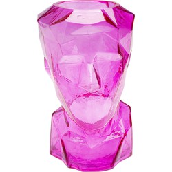 Vaas Prisma Face Pink 30cm
