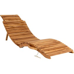 Arrieta Teak Sunlounger - Sunlounger in teak