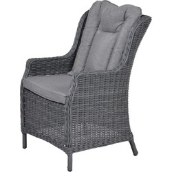 Osborne dining fauteuil earl grey Hdiameter6,5mm/ reflex grey - Garden Impressions