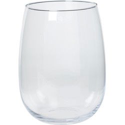 Floran Vaas Julia - wijde hals - transparant - glas - 22 x 26 cm - Vazen