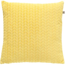 Dutch Decor QUIN - Kussenhoes  45x45 cm - lemon / geel - zigzag - Dutch Decor