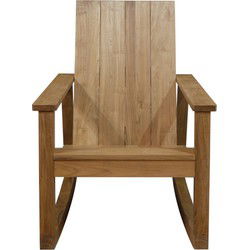 Adirondack rocking Frame teak wood Knock-Down