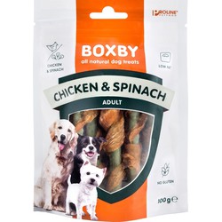Proline Boxby chicken & spinach sticks 100 gram
