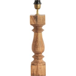 Light&living Lampvoet 10x10x47 cm CUMANI hout weather barn
