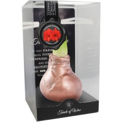 Bloembol Rode Amaryllis Wax kaarsvet Gloss Koper cadeauverpakking 'Plastic' Kebol