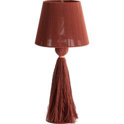 Light&living Tafellamp Ø31x58 cm ESPINO terra+licht roze