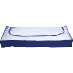 MSV opbergtas/beschermhoes beddengoed/kleding - voor onder bed - 109 x 46 x 15 cm - Opberghoezen