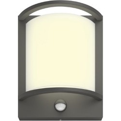 Samondra buitenwandlamp met sensor antraciet