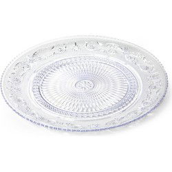 Plasticforte Dinerborden - kunststof - kristal look - D31 cm - Campingborden