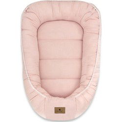Babynest Mousseline Katoen Poederroze – 100% Katoen – Antiallergisch Babynestje – 0-6 maanden – Wasbaar – 75x55 cm